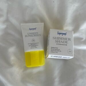 NEW Supergoop! Unseen Sunscreen and Shimmer Shade Set